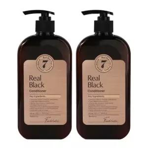 1+1 리얼 블랙-7 컨디셔너 500ml 약산성 블랙푸드 케라틴 린스