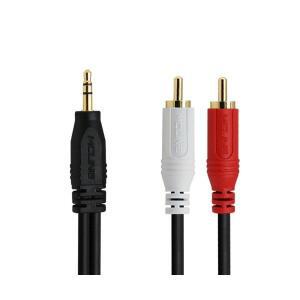 MACK PA01 스테레오 3.5 mm to 2RCA 15m 오디오 스피커 음향 PC AUX 라인 케이블