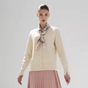 지베르니 아이보리 니트앙상블 3종 (가디건+니트+스카프) (K3A-3)