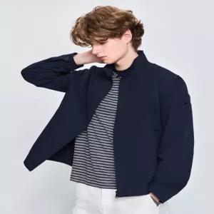 헤지스 남성 25SS [클래식] 네이비 경량 헤링턴 자켓 HZJU5B505N2