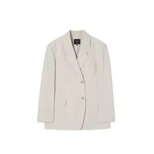 [LAP] 오버핏 투버튼 린넨자켓 AQ2WJ465_DG