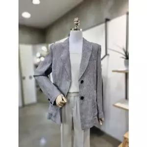 [NS홈쇼핑]ABFZ 잔체크 린넨 자켓(ABZ2HJ02)[35194359]