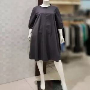 [벨라디터치] V3F2OP22 7부소매 플레어 원피스