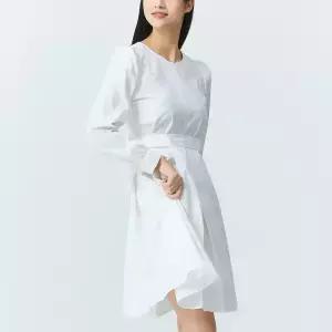 [미쏘] 턱 디테일 롱 원피스 (MIWOWC401G-T)