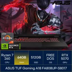 ASUS TUF Gaming A18 FA808UP-S8017 (RAM 64GB)_마우스+장패드+백팩증정 AN