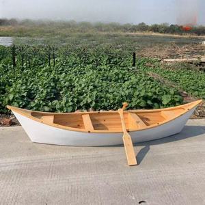 촬영용 나무 보트 낚시배 낚시 요트 장식 조경 어선 노 저수지 호수 단단한 트레이 사진