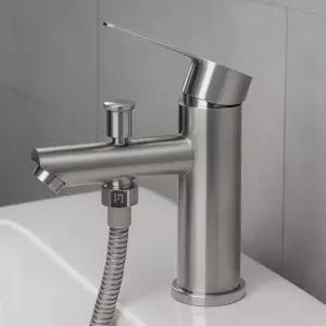 하봄 원홀 세면대수전 샤워겸용 세면기 수도꼭지 EL-1015