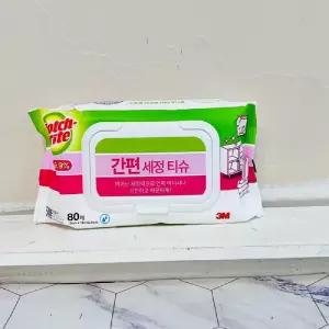간편세정티슈 80매/일회용행주/물걸레/행주티슈/세정티슈/다목적/세정제/만능크리너/청소박사/청소티슈