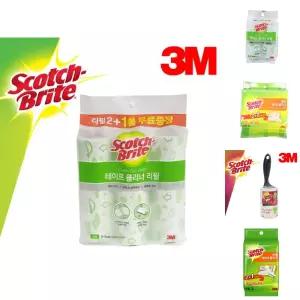 3M393 강력 테이프클리너 대형 리필3매 팩/테이프/클리너/리필/롤/크리너/3M돌돌이/롤테이프/3M/돌돌이