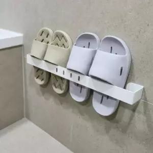 무타공 욕실화 거치대 72cm/슬리퍼/실내화/정리대/수납/보관/걸이/홀더/꽂이/현관/사무실/가정용