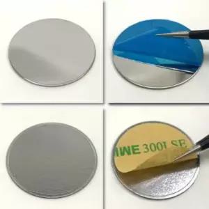 10개 4cm 원형 보조 철판 스티커 자석용 얇은 붙이는