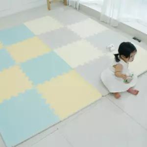 체루투 방방뛰는 놀이방 퍼즐매트 두툼한 층간소음매트 1mx1m 두께 3cm