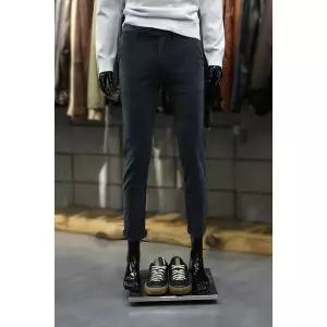 [빠니깔레] 이태리직수입 가먼트다잉브러쉬드코튼 슬림스판팬츠차콜 f-gcpt57ch (P003715839)