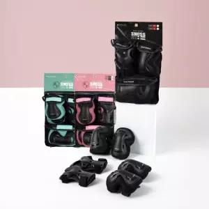 스위스핏 스포츠 보호대세트 무릅 손목 팔굽치 3종 킥보드 자전거 인나인