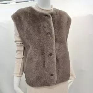 올리비아하슬러 HC04 페이크퍼 밍크 베스트  OHEWVT202