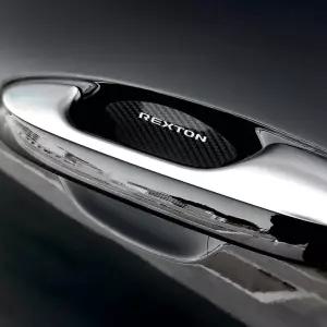 렉스턴 손잡이 카본 도어컵 보호필름 기스 커버 용품