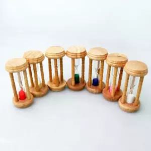 보급형 모래 시계/게임/부착식/선물용/스탠드형/스텐드형/시간/관리/측정/양치/교육/양치용/욕실/인테리어