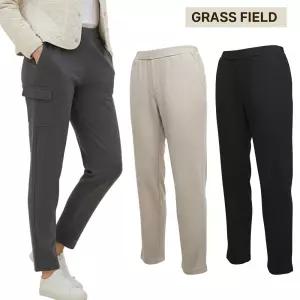 그래스필드 여성 소프트 플리스 기모 밴딩 팬츠