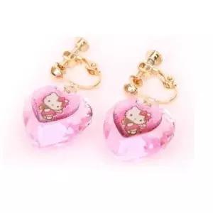 [하프클럽/]어린이 보석하트 귀걸이 귀찌 액세서리 세트 소품