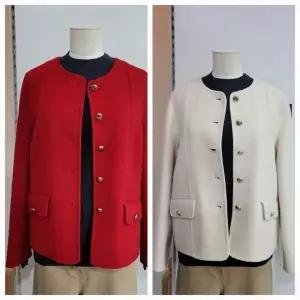 [올리비아하슬러] DP01 핸드 라운드넥 자켓 OHEWJK201 (43604436)