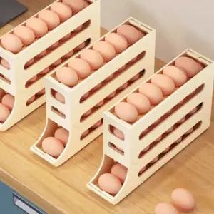 슬라이딩 에그트레이 보관통 세로형 달걀 보관함 계란보관함