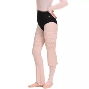 Tacherlia 발레 레그 워머 텐셀 울 얇고 부드러운 고탄성 1쌍 무릎 위 69.5cm(27.5인치) 여성용, 핑크, 스