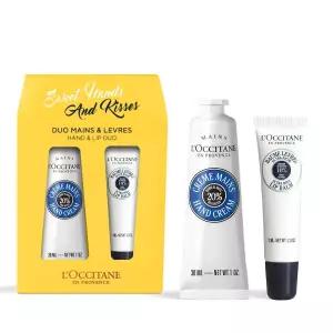 [록시땅](강남점)[기프트] 시어 버터 핸드 크림 & 립 밤 듀오 (카리테 콩포르)