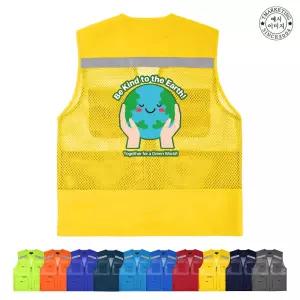 ATCS-3160 행사용 반사 망사조끼 소량 제작 자원봉사자조끼 (무료 인쇄 변경)