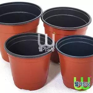 갈색 칼라포트 MJ120 100개입 다량의 모종 식물 작물 심기용 화분