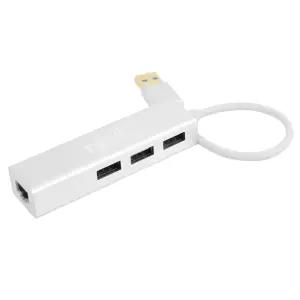 무전원 USB3.0 멀티허브 기가 비트 랜포트 노트북 PC 맥북 / USB허브 WISENX409-1