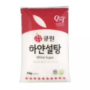 웰베이킹 큐원 하얀설탕 3kg (백설탕)