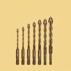 (8MM) 4날 타입 KIRIN 티타늄코팅 만능 드릴비트/공구/전기/전지/홀더/공업/산업/공사장/작업/드릴날/전동