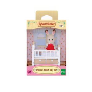 f) 토이트론 실바니안 5017-쵸콜릿토끼아기&침대(50170)