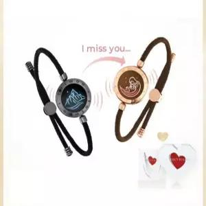 커플 진동 팔찌 선물 스마트 진동팔찌 패션 연결 세트 연애 로프 우정