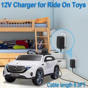 어린이를 위한 12V 충전기 자동차 탑승, 장난감, 1000MA 전원 어댑터, 범용 탑승 장난감, 전기 유모차
