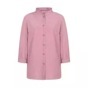 [올리비아하슬러]크로커다일레이디 오프화이트 스탠드카라 롱 셔츠블라우스 CLCMBL113_P416063942