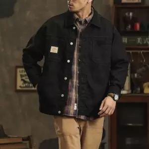 남자 캐주얼 청자켓 봄가을 카고 데님 자켓 루즈핏 작업 워크 청 힛템