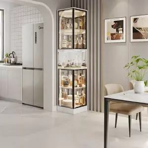 양주 코너 진열장 모서리 장식장 틈새 술장 거실