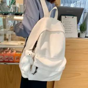 심플 데일리 백팩 여성용 남성용 가방 학생용 캐주얼 배낭 여행용 멀티팩 여성백팩