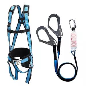 통신타워 점검 더블웨빙훅 경량 풀하네스 벨트 안전장비 사다리차 그네형 고소작업 보호구