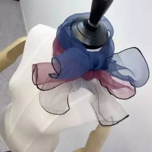 빽스카프 미니 오간자 얇은 스카프