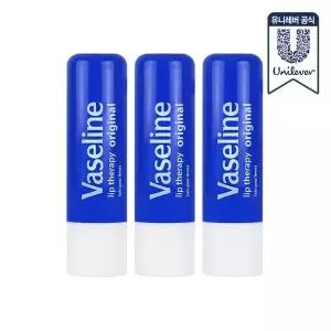 바세린 스틱립밤 4.8g 3개
