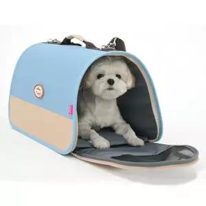 패리스독 솔리드 돔캐리어3 - 블루 미디움/이동가방