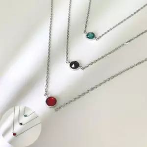 사파이어 (스와로브스키) (실버) 데일리 탄생석 팔찌