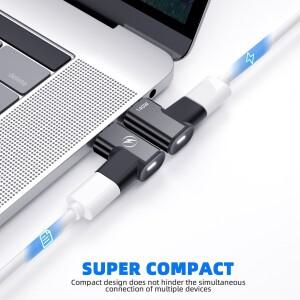 FONKEN 24핀 USB 4 마그네틱 자석 어댑터 타입C 140W Mac 호환Book 호환 Pro Air 삼성 호환 40G 20G 8K@60H