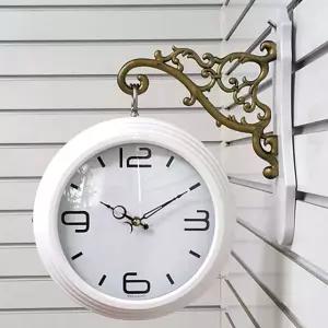 화이트 벽시계 제조한국 양면 GB2263 순수 무소음