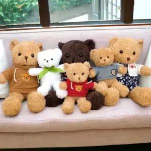 아기 곰인형 귀여운 부드러운 테디베어 곰인형 선물 베이비 애착 집들이선물 인테리어 장식용 쿠션