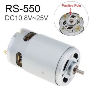RS550 DC 모터 10.8V/12V/14.4V/16.8V/18V/21V/25V 전기 드릴 스크루 드라이버 용 기어 브러시리스 치아 도