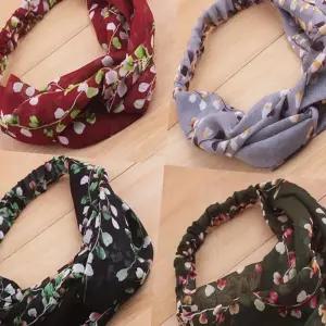 (다올)넓은 머리띠 반다나 헤어밴드 터번 뿌아제