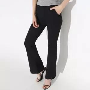 스판 부츠컷 슬랙스 허리밴딩 편한바지 트렌디 직장인 여성가을바지 가을바지